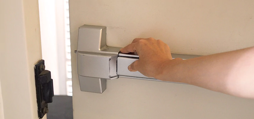 Roller Gate Panic Bar Installation in Larkspur, California